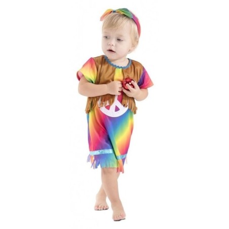 Disfraz hippie chica para bebe tallas 8423667127934 706756 TBB