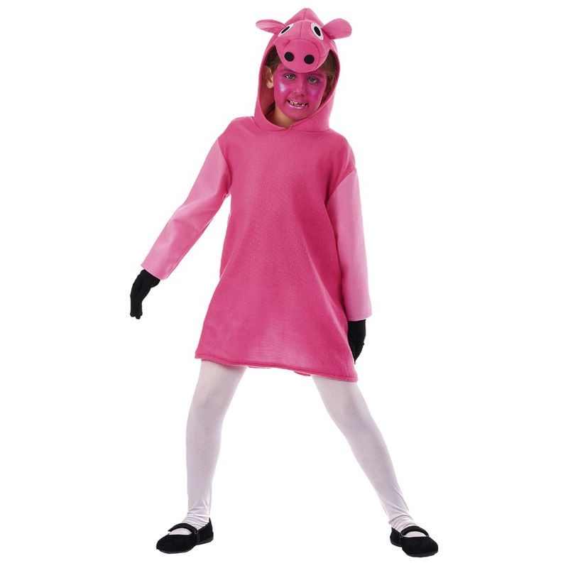 Disfraz cerdita rosa para niña