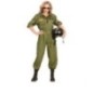 Disfraz piloto de jet de combate top gun mujer 8003558655427 65542