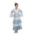 Disfraz sevillana flamenca azul para niña
