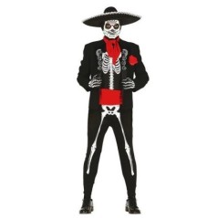 Disfraz esqueleto muerte mejicana hombre 8434077842973 84297