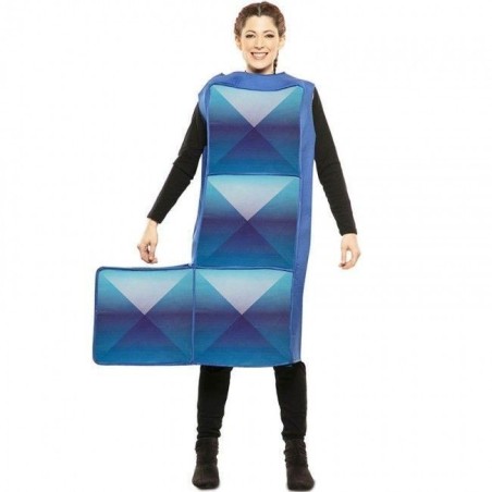 Disfraz pieza de tetris J azul adulto 8423667145761 707077 TML