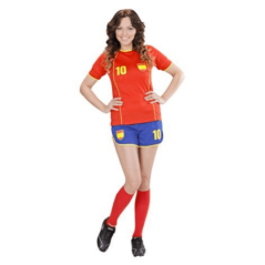 Disfraz jugadora de futbol espana talla S 8003558979813 97981