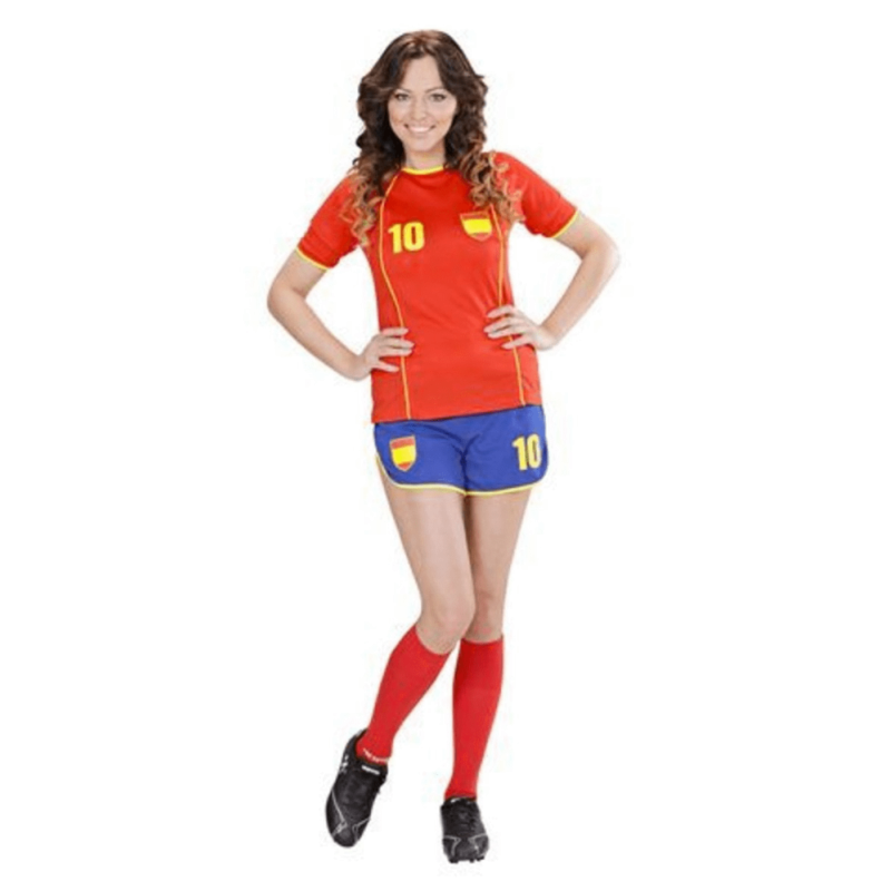 Disfraz jugadora de futbol españa talla S