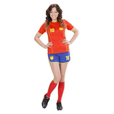 Disfraz jugadora de futbol espana talla S 8003558979813 97981