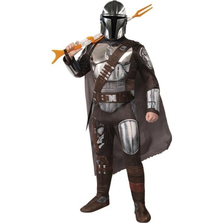 Disfraz The Mandalorian silver deluxe para adulto talla L 883028420841 702211 STD