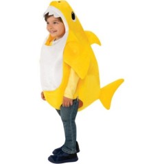 Disfraz Baby Shark tiburon amarillo baby shark 6 12 Meses 883028387595 701702 I