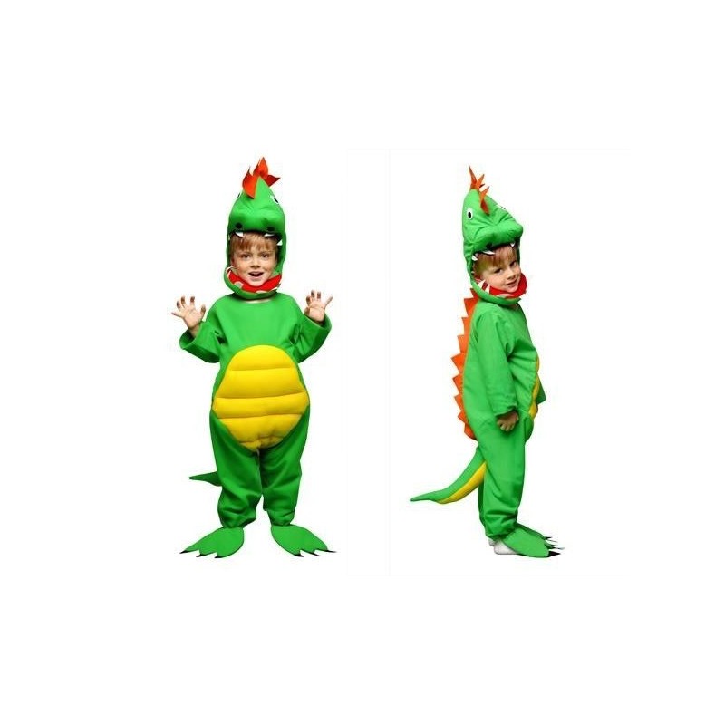 Disfraz lagarto o dinosaurio niño talla 5-6 años
