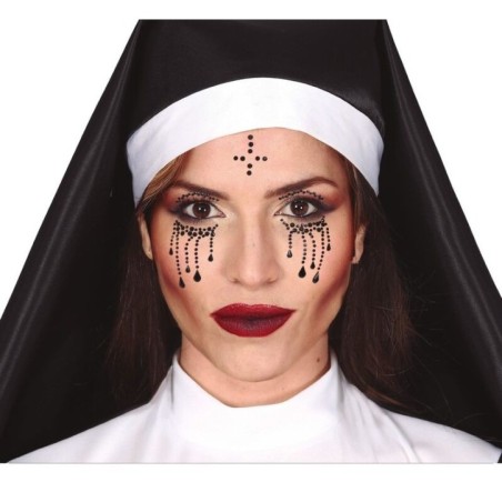 Joyas faciales negras monja 8434077158104 15810