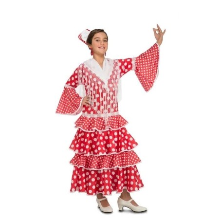 Disfraz sevillana rojo infantil tallas 8435408238434 203843