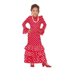 Disfraz sevillana vestido rojo para nina tallas 8434077771945 77194