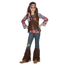 Disfraz hippie anos 70 para nina tallas 8434077777510 77751