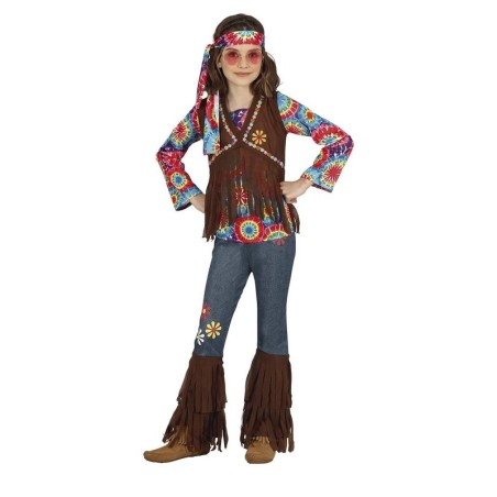 Disfraz hippie anos 70 para nina tallas 8434077777510 77751