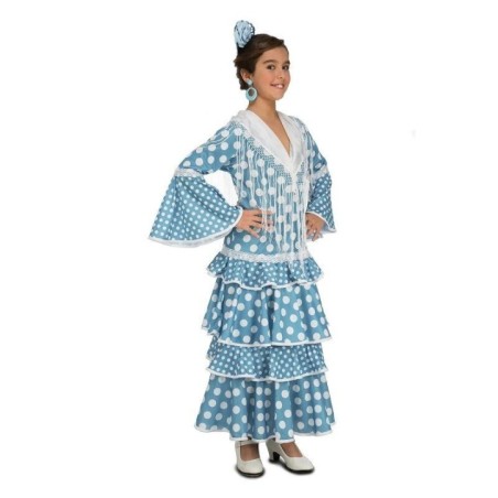 Disfraz sevillana azul talla 5 6 anos 8435408229487 202948