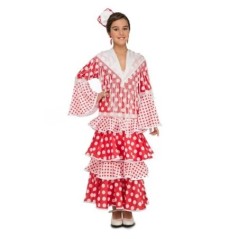 Disfraz sevillana rojo para nina infantil tallas 8435408238595 203859