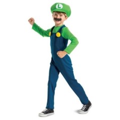 Disfraz Luiggi Super Mario Bros nintendo para nino tallas 192995020115 115809K 15L