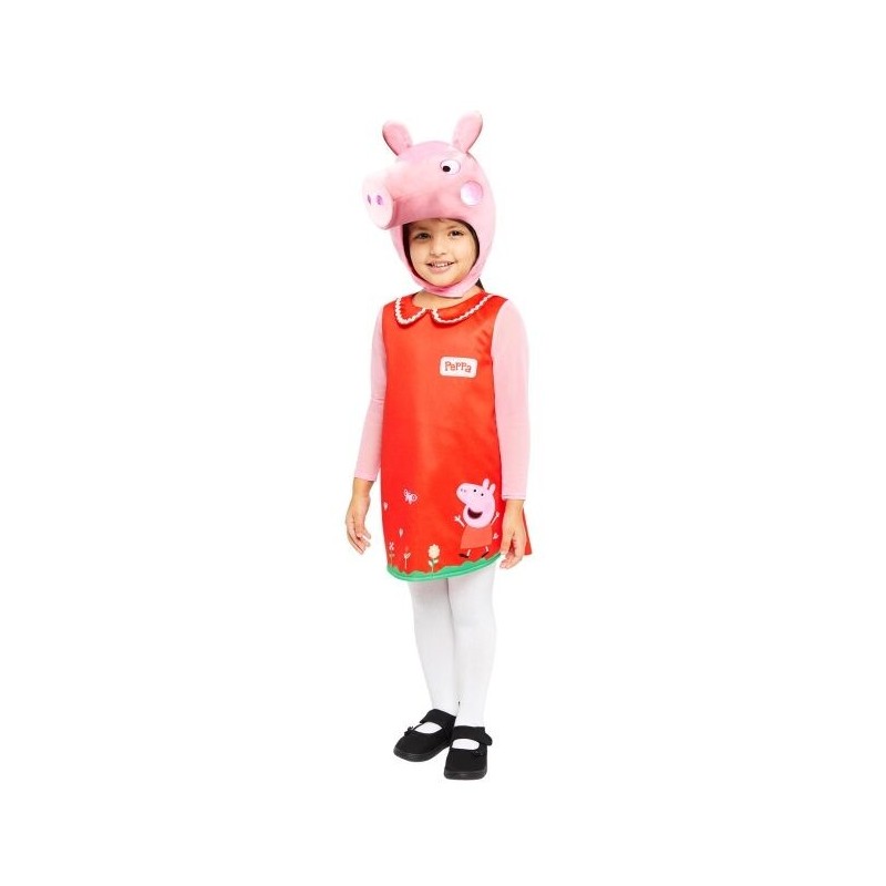 Disfraz Peppa orginal para niña tallas