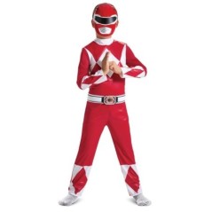 Disfraz Power Rangers Rojo para niño