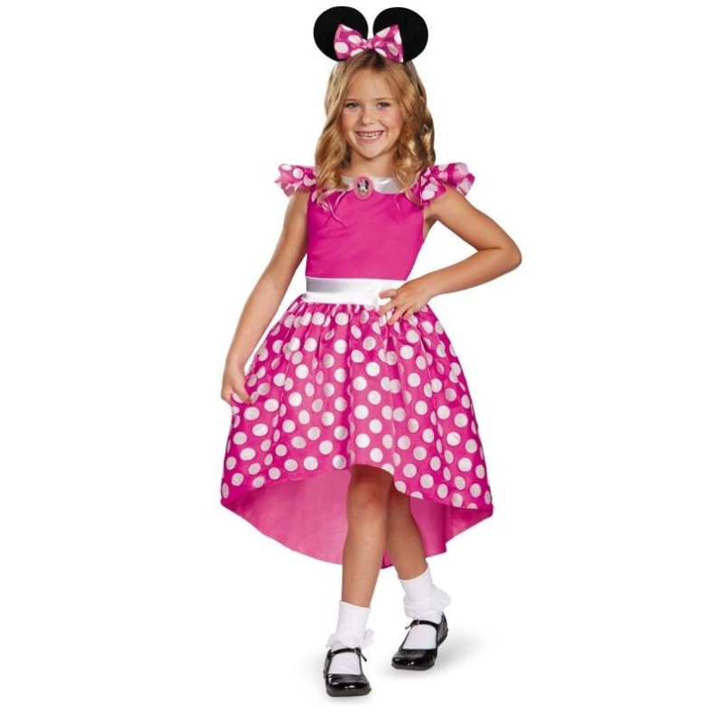 Disfraz Minnie Mouse Rosa niña tallas Disney original