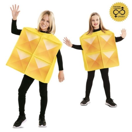Disfraz pieza de tetris cuadrado amarillo infantil 8423667145846 707083 T02