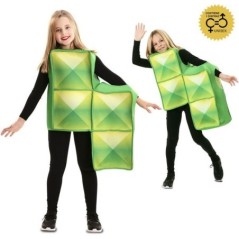 Disfraz pieza de tetris S verde infantil 8423667145860 707085 T02