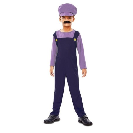 Disfraz fontanero morado waluigi 8423667159218 707322 T00