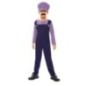 Disfraz fontanero morado waluigi