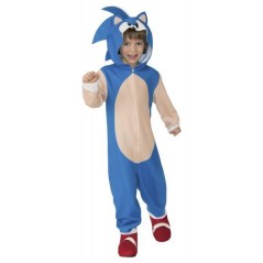 Disfraz Sonic original deluxe para nino unisex 883028313686 641276 L
