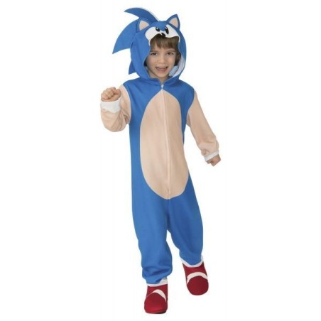 Disfraz Sonic original deluxe para nino unisex 883028313686 641276 L