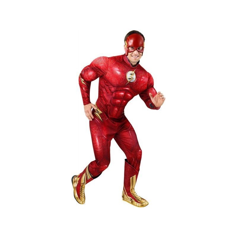 Disfraz Flash musculoso para hombre original