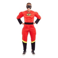 Disfraz superheroe rojo increible para hombre tallas 8433584212316 21231