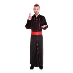 Disfraz Cardenal negro y rojo para hombre tallas 8433584235636 23563