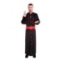 Disfraz Cardenal negro y rojo para hombre tallas
