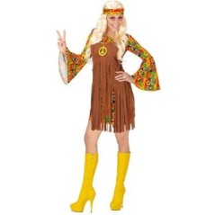 Disfraz hippie para mujer talla M 8003558065226 6522