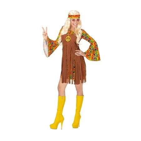 Disfraz hippie para mujer talla M 8003558065226 6522
