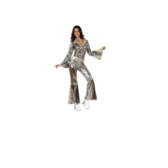 Disfraz disco dancer plateado para mujer tallas 8422259104438 10443