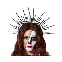 Diadema Santa Muerte mejicana negra 8422259763635 76363
