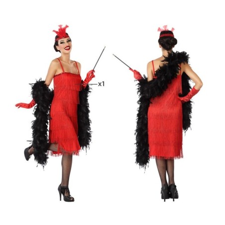 Disfraz Charleston rojo para mujer tallas 8422259662235 66223