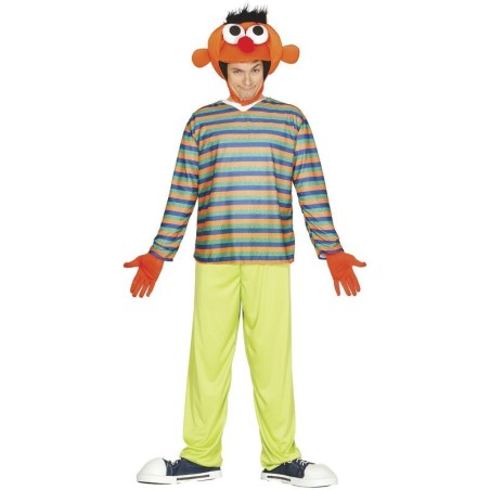 Disfraz naranja Epi Barrio Sesamo hombre tallas