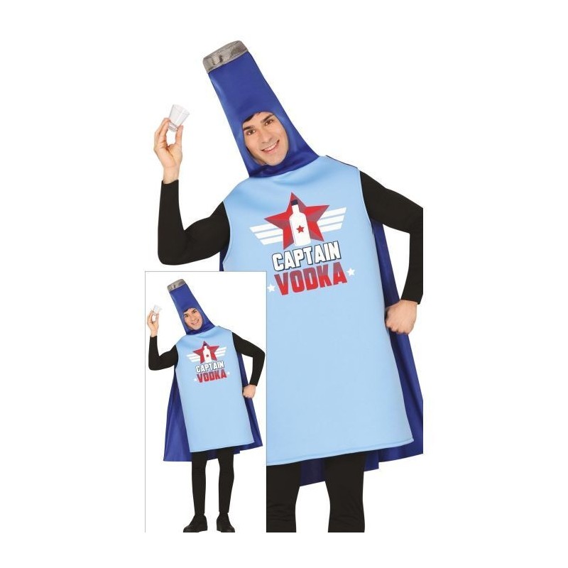 Disfraz capitan Vodka para hombre talla L 52-54
