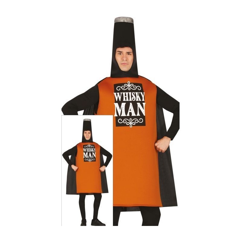 Disfraz Whisky man para hombre talla L 52-54