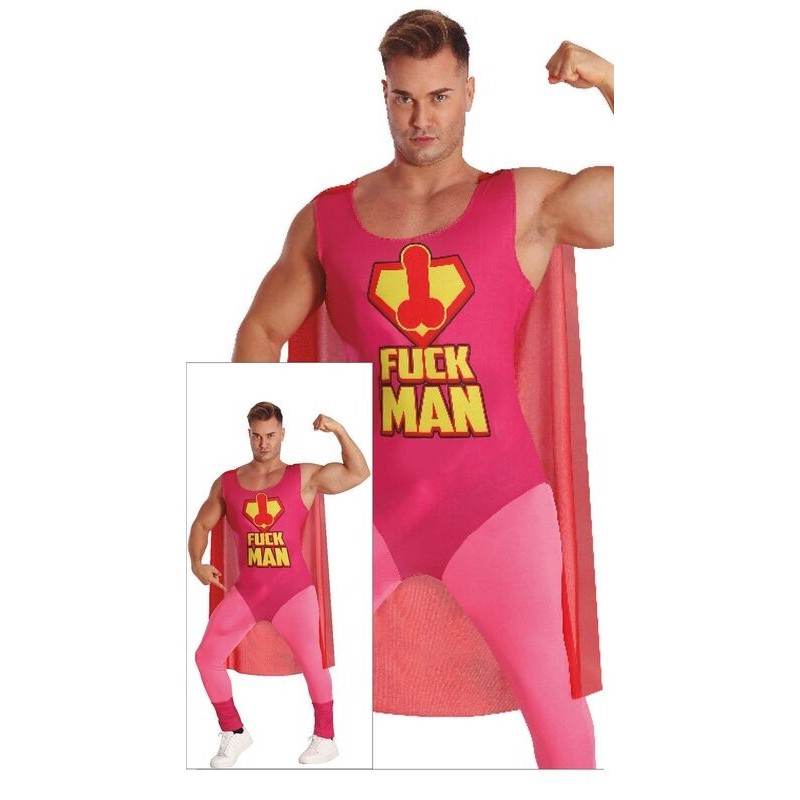 Disfraz Fuckman hombre despedidas