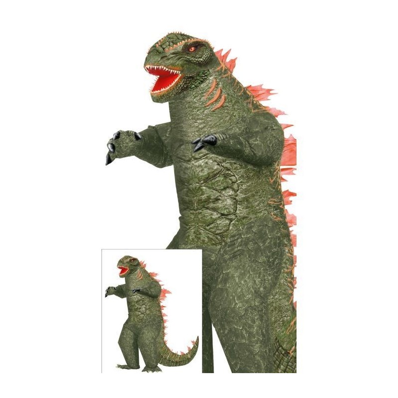 Disfraz Godzilla  hinchable talla L 52-54