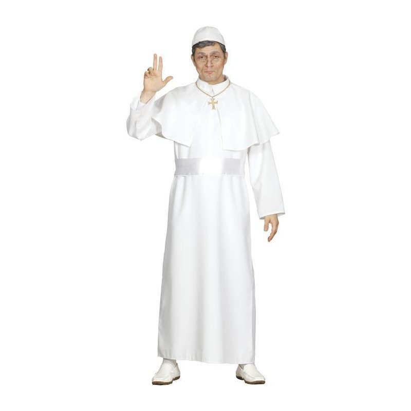 Disfraz papa blanco hombre tallas