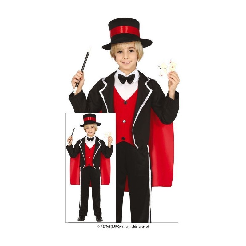 Disfraz mago de magia para niño tallas