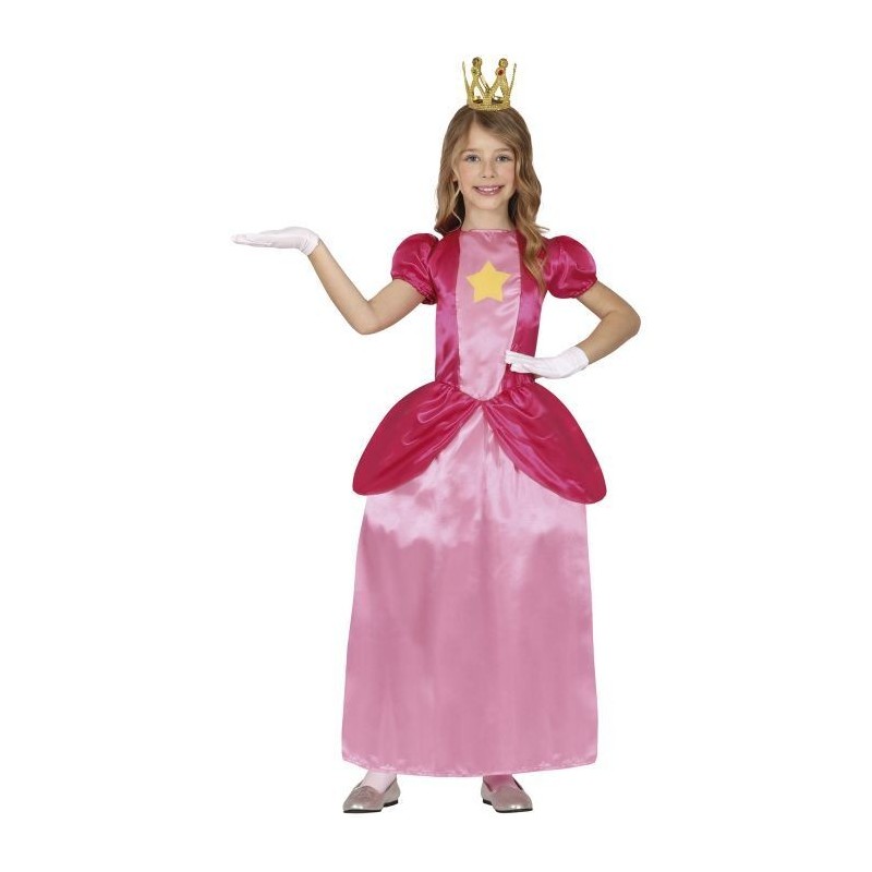 Disfraz Princesa Estrella Peach para niña tallas