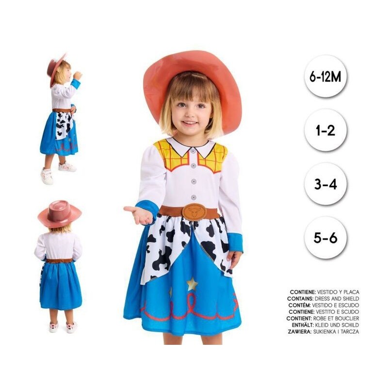 Disfraz muñeca vaquera Jessie toy story vestido tallas