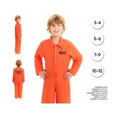 Disfraz preso naranja USA infantil tallas 8433584273300 27330