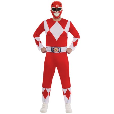 Disfraz Power Ranger Rojo para hombre tallas 195884107515 1001409 L