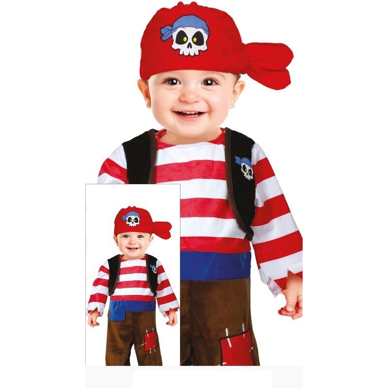 Disfraz pirata bebe tallas